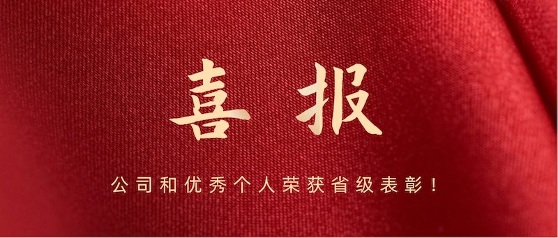 喜報(bào) | 公司和優(yōu)秀個(gè)人榮獲省級(jí)表彰！