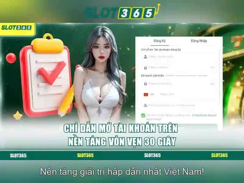 Hướng dẫn đăng ký tài khoản SLOT365